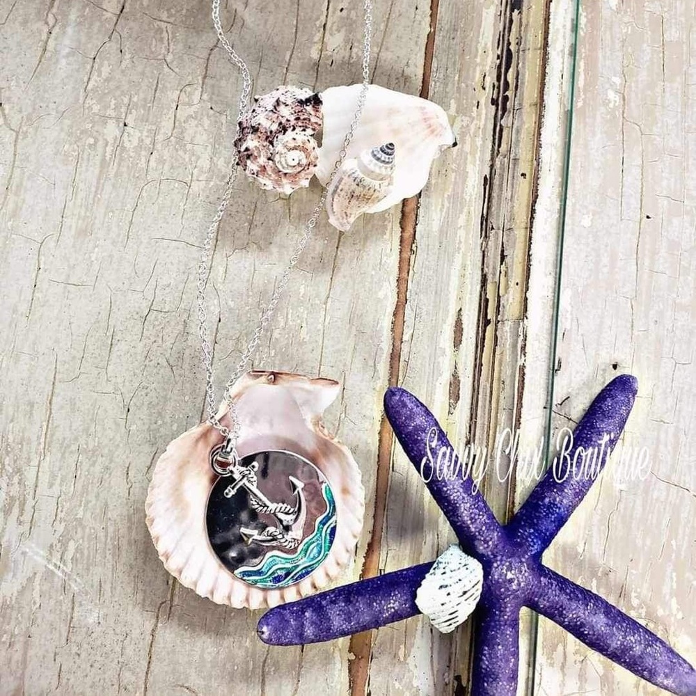 Anchor’s away necklace